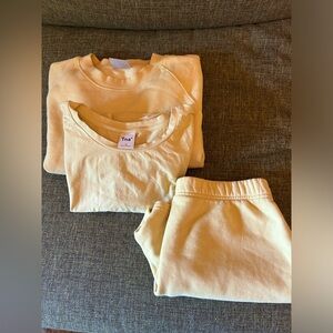 TNA Yellow Three Piece Matching Set